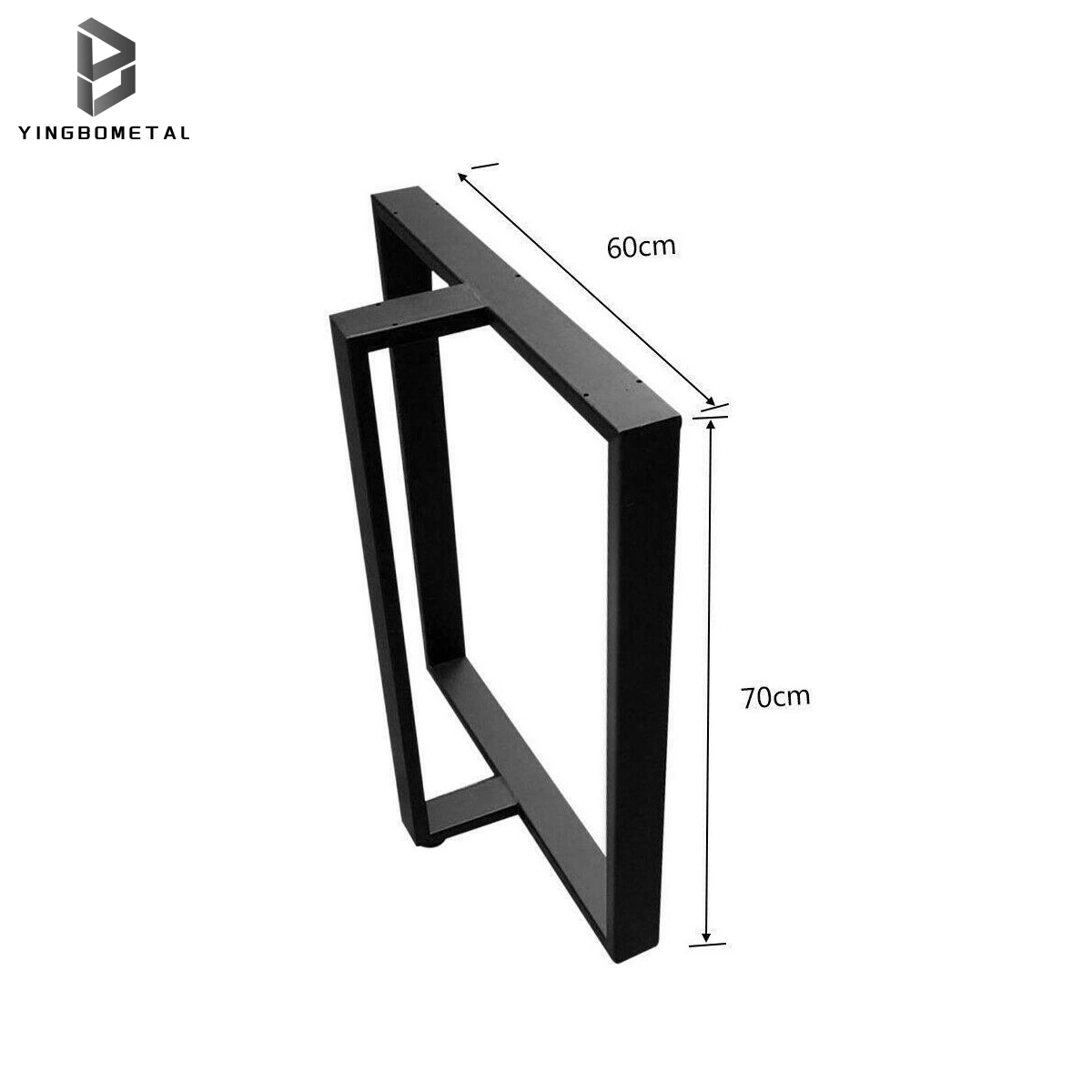 Hierro fundido estructura de tubería de metal Mesa de Mesa de Café