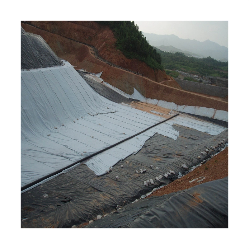 White Polyester Polypropylene Knitted Filtration Dam Liner China Earthwork Products Polyester Pet PP Membrane Blanket Cheap Geotextile Filter Fabric Price