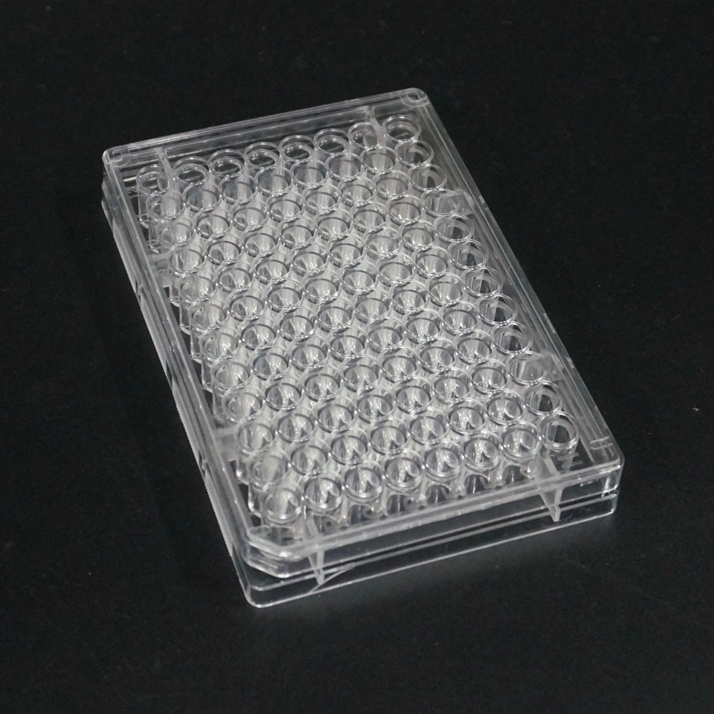 Medical PS Material Disposable Flat Bottom U Shape Bottom 96 Well Cell Culture Plate