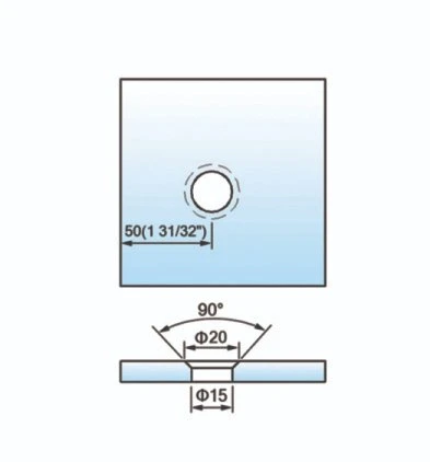 Bathroom Shower Enclosure Hardware Square Corner Shower Glass Clamps with Covers Wall to Glass Patch Fitting for Glass Shower Enclosure