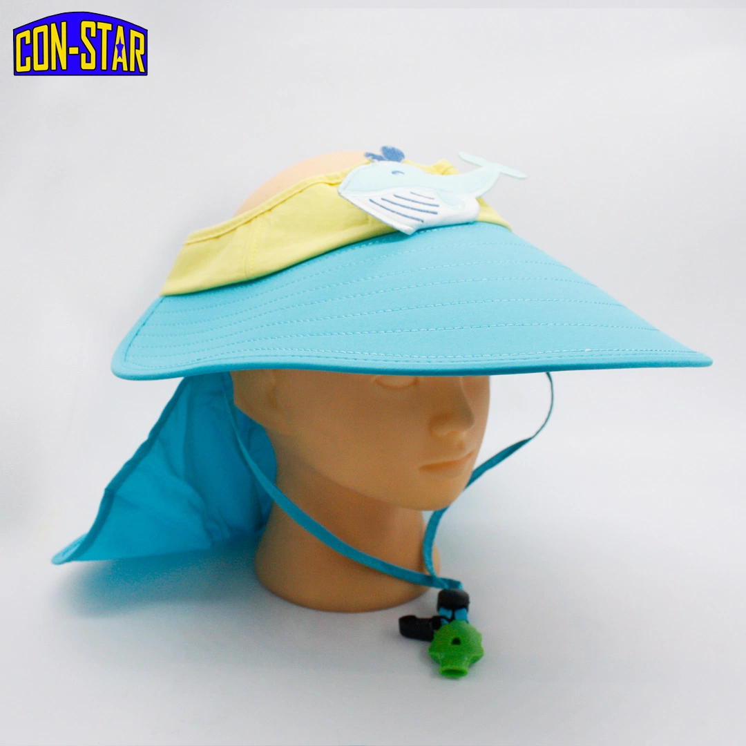 Summer Beach Bill Visor No Crown Cap with Neck Cover Upf50+ Disney Audit Factory