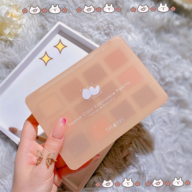 Peach Matte Shimmer Twelve Eyeshadow Palette