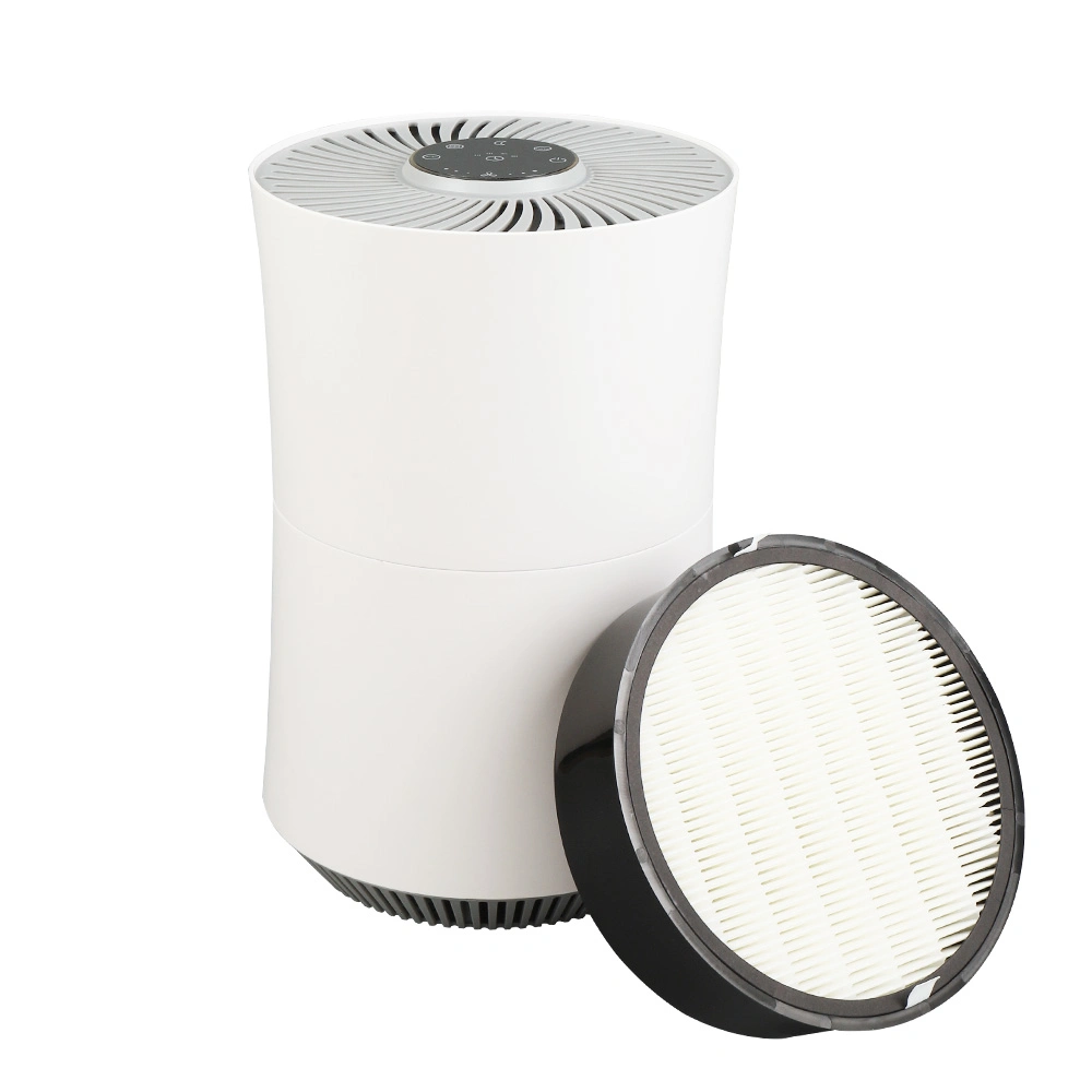 5 Layers of True HEPA Filter 30dB Low Noisy Negative Ion with 60 Cadr Filtration Air Purifier Remove 99.97% Dust Smoke