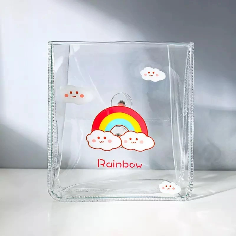 ODM&OEM PVC Pencil Case Transparent Winding Line Storage Bag Stationery Travel Storage Bag Clear Makeup Bag