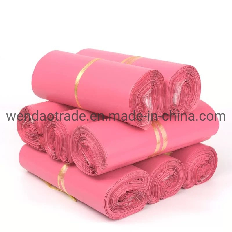 Wholesale/Supplier Customized or Stock Pink White Express Poly Clothing Packing Shipping Mailer Mailing Bags with Logo and Zip Lock