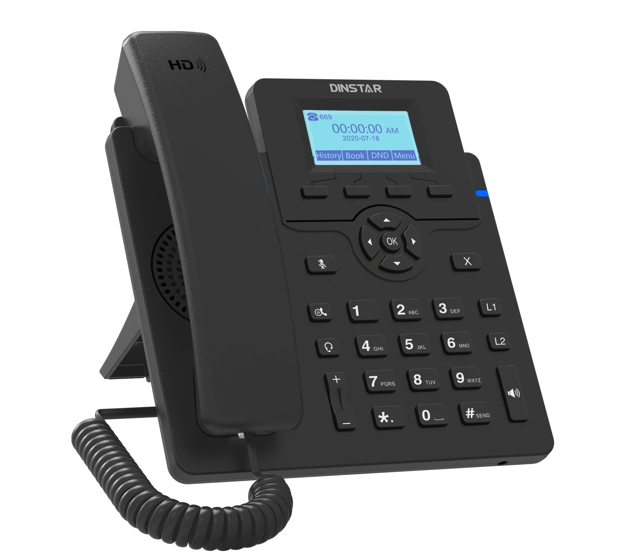 C60jusqu'nouveau téléphone IP VoIP Téléphone SIP Direct fabricant de vendre à bas prix Téléphone