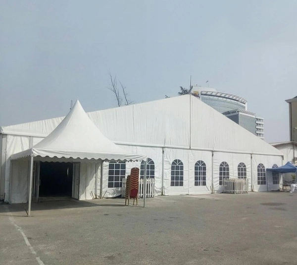 High quality/High cost performance Outdoor Advertising Exhibition Tent Aluminum PVC Trade Show Tent