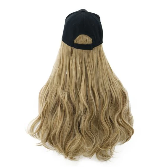 Factory Wholesale/Suppliers Wigs Curly Hair Hat Wig Synthetic Hair Wig Long Size Hair Products