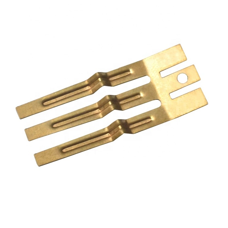 Custom Gold Plated Electrical Metal Contacts Copper Battery Contact Springs