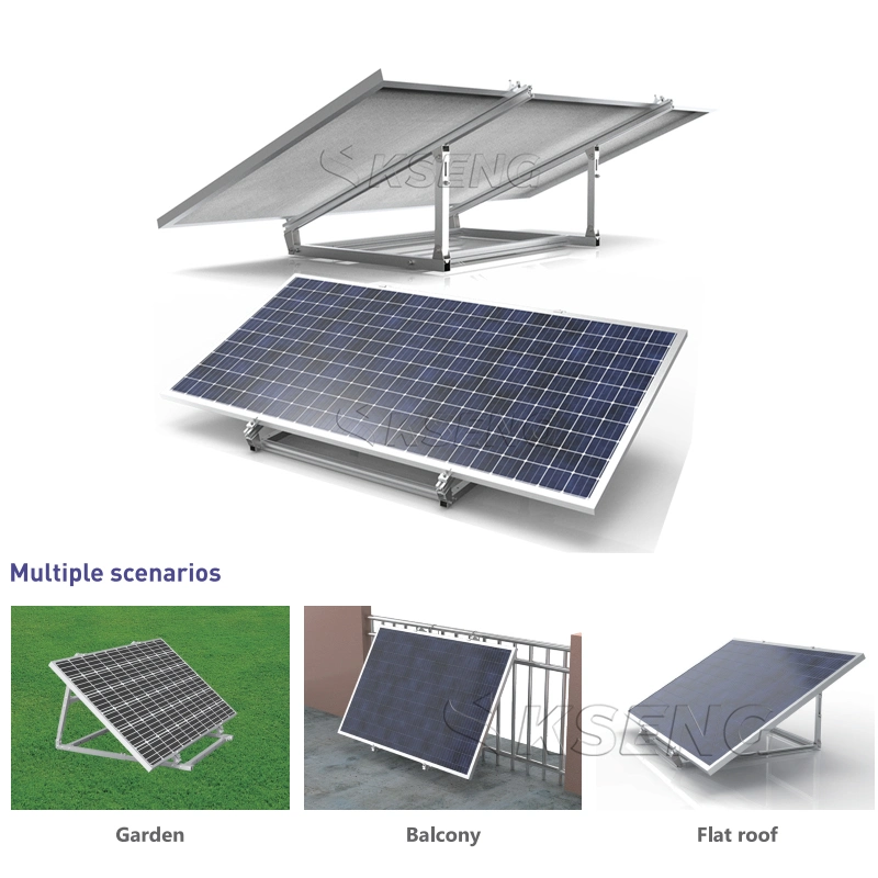 Easy Solar Bracket Kit Balcony Solar Panel Packing Systems for Home Apartment Solar Module Holder