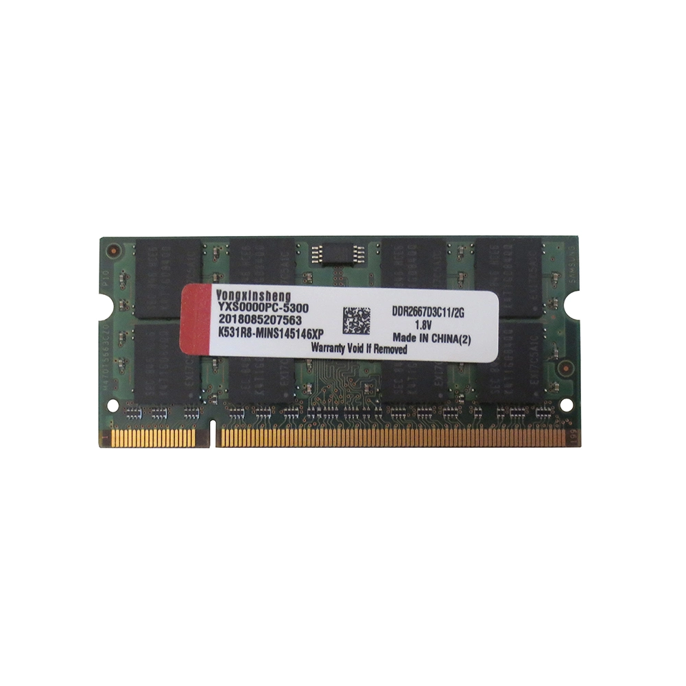 DDR2 2GB PC2-6400s DDR2 667MHz 800MHz PC2-5300S 200pins So-DIMM Used Wholesale/Supplier RAM Laptop Memory RAM Memoria RAM DDR2 2GB