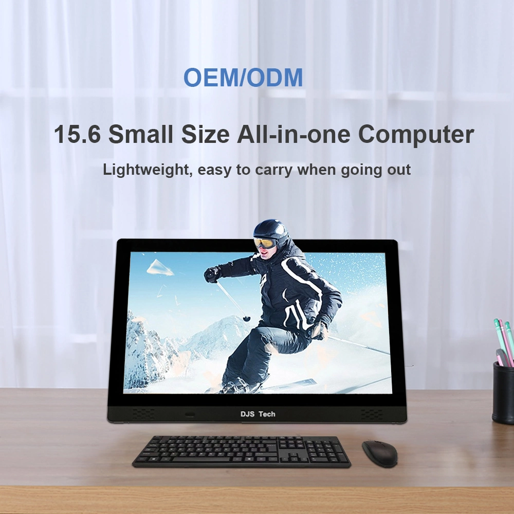 Touch Screen 15.6inch Portable Mini Desktop Aio All in One Computer Factory Prices Monoblock for School Home Children