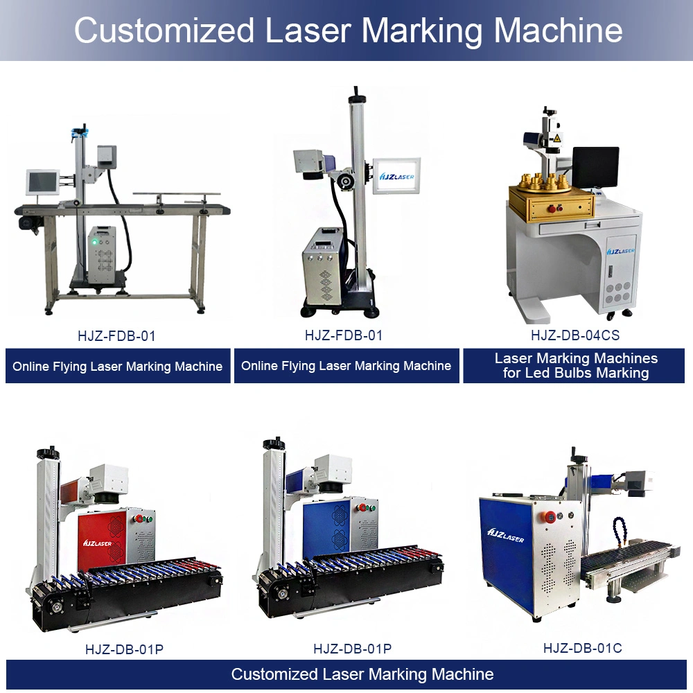 Pequena máquina de marcação a laser/Lazer códigos QR tubo de PVC/Impressora Impressora a laser com dispositivo rotativo