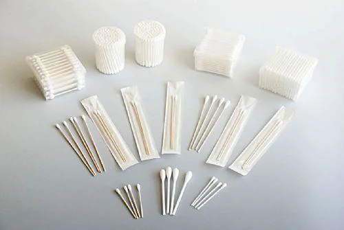 SMD-270506 Sunmed Wound Care, High Quality Cotton Bud in Wooden Stick, Single Tip, Health Care, Family Care