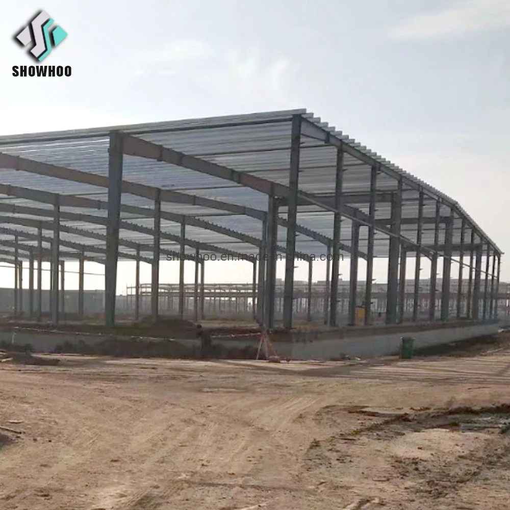 Construcción de metal Industrial prefabricada Modular aislado de almacén