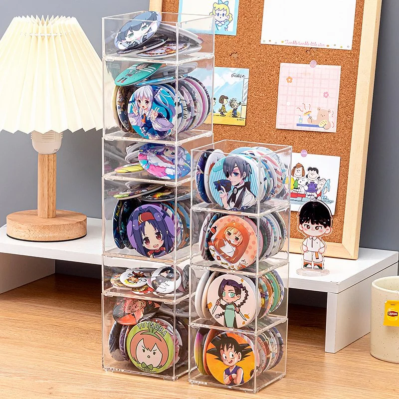 Badges Display Rack Multifunctional Container Badges Storage Container Household Storage Rack Plastic Storage Container