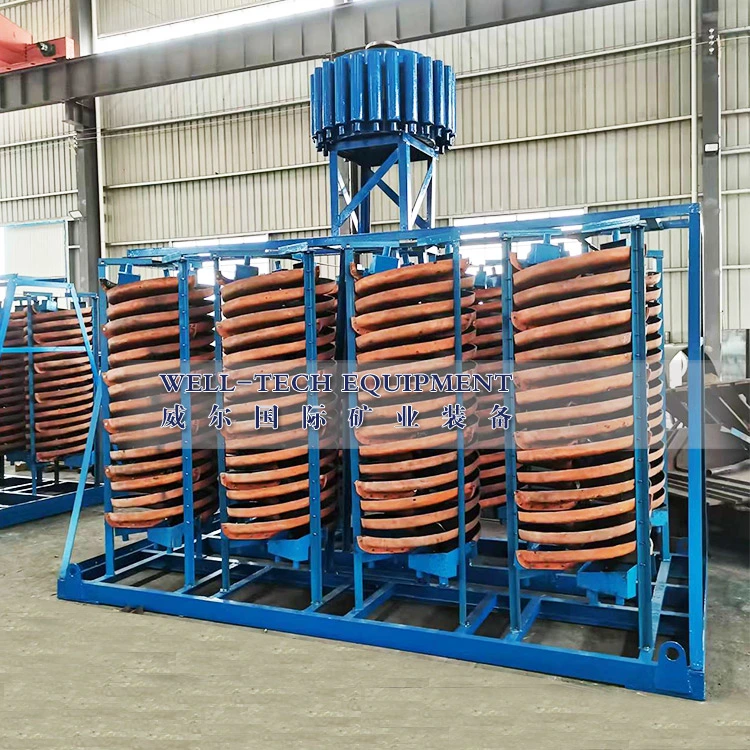 Spiral Chute for Foundry Grade Chrome Whole Line Machine From China Jiangxi Well-Tech International Mining Equipment Co., Ltd