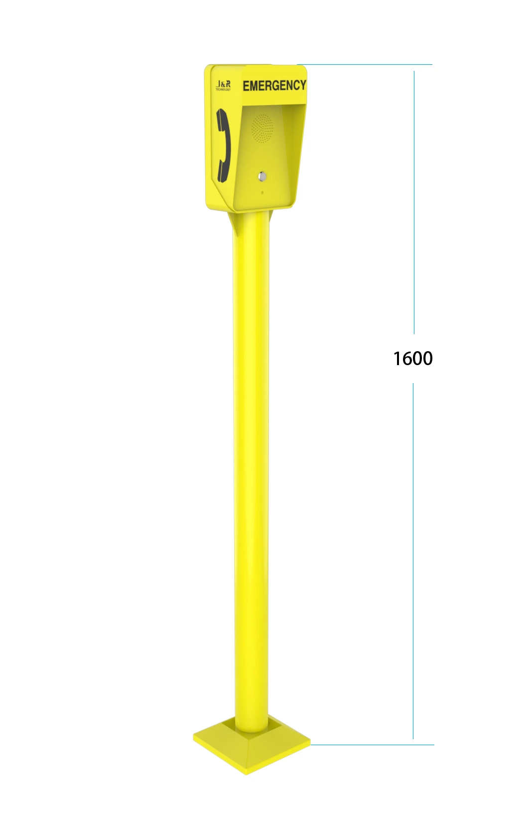 Teléfono de emergencia exterior Antivandálica GSM/3G de llamada de emergencia de Verificación de peaje