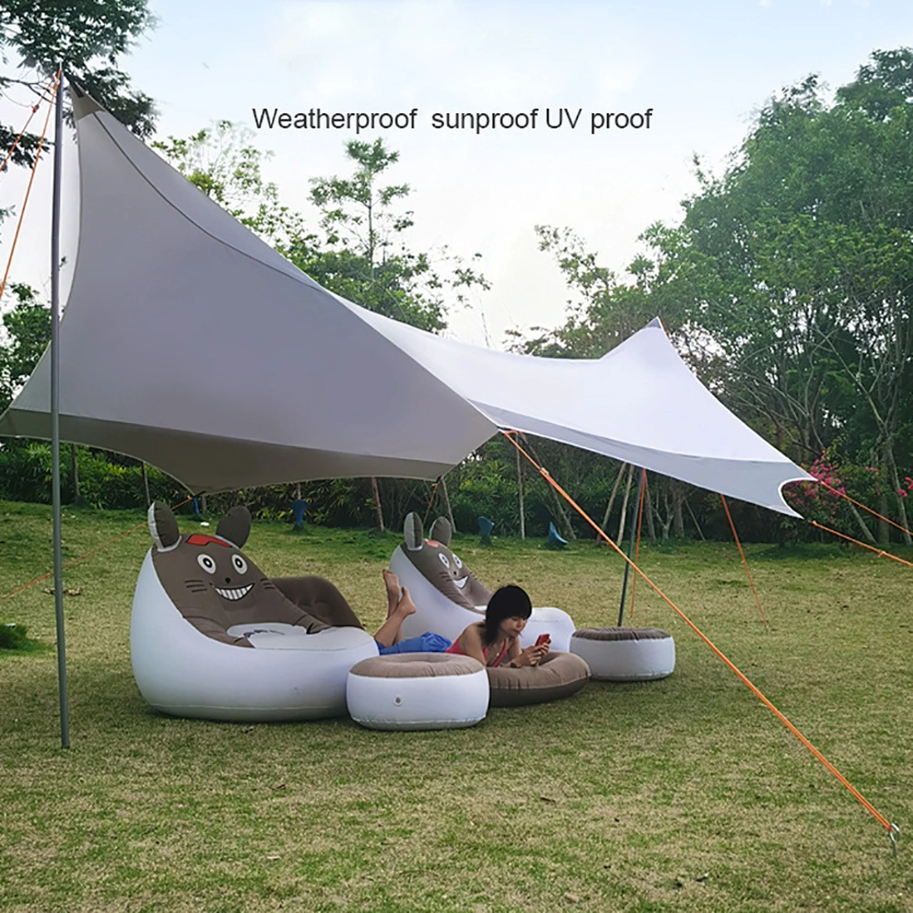 Folding Sunshades Waterproof Awning Tarp Camping Hiking Beach Garden Outdoor Bl21611