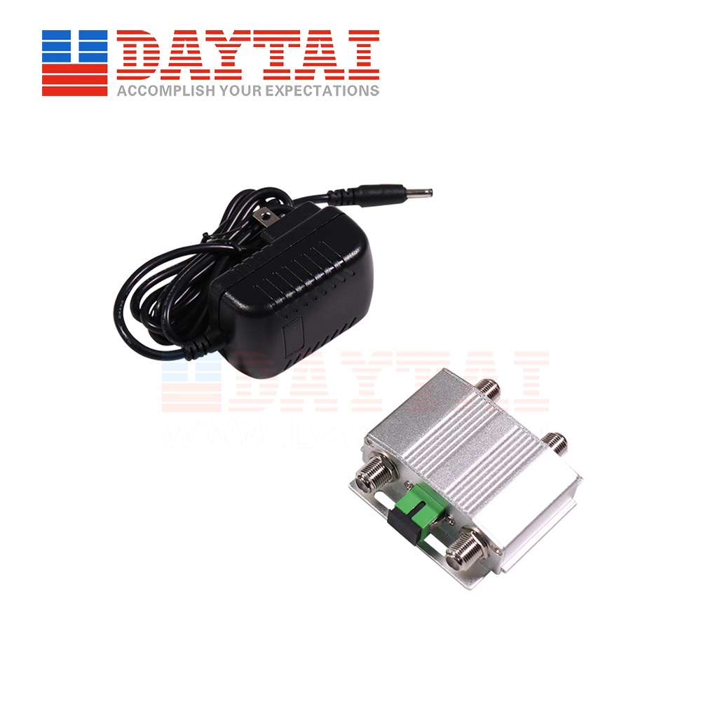 Active FTTH CATV Optical Receiver with Power for Analog and Digital