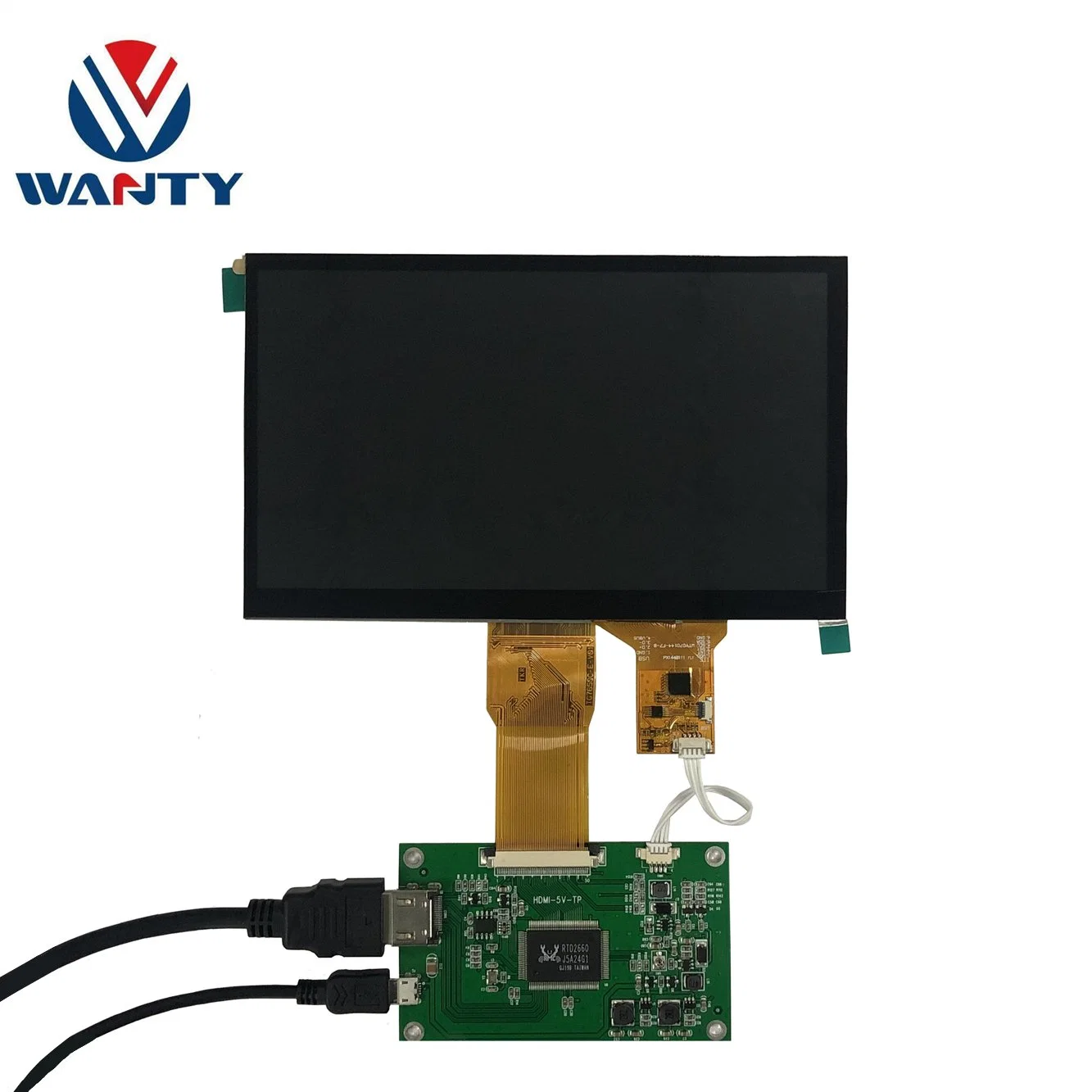 7 Inch 1024x600 HDMI TN TFT LCD Panel Module G+G Multi-Points PCAP Capacitive Touch Screen LCM Display