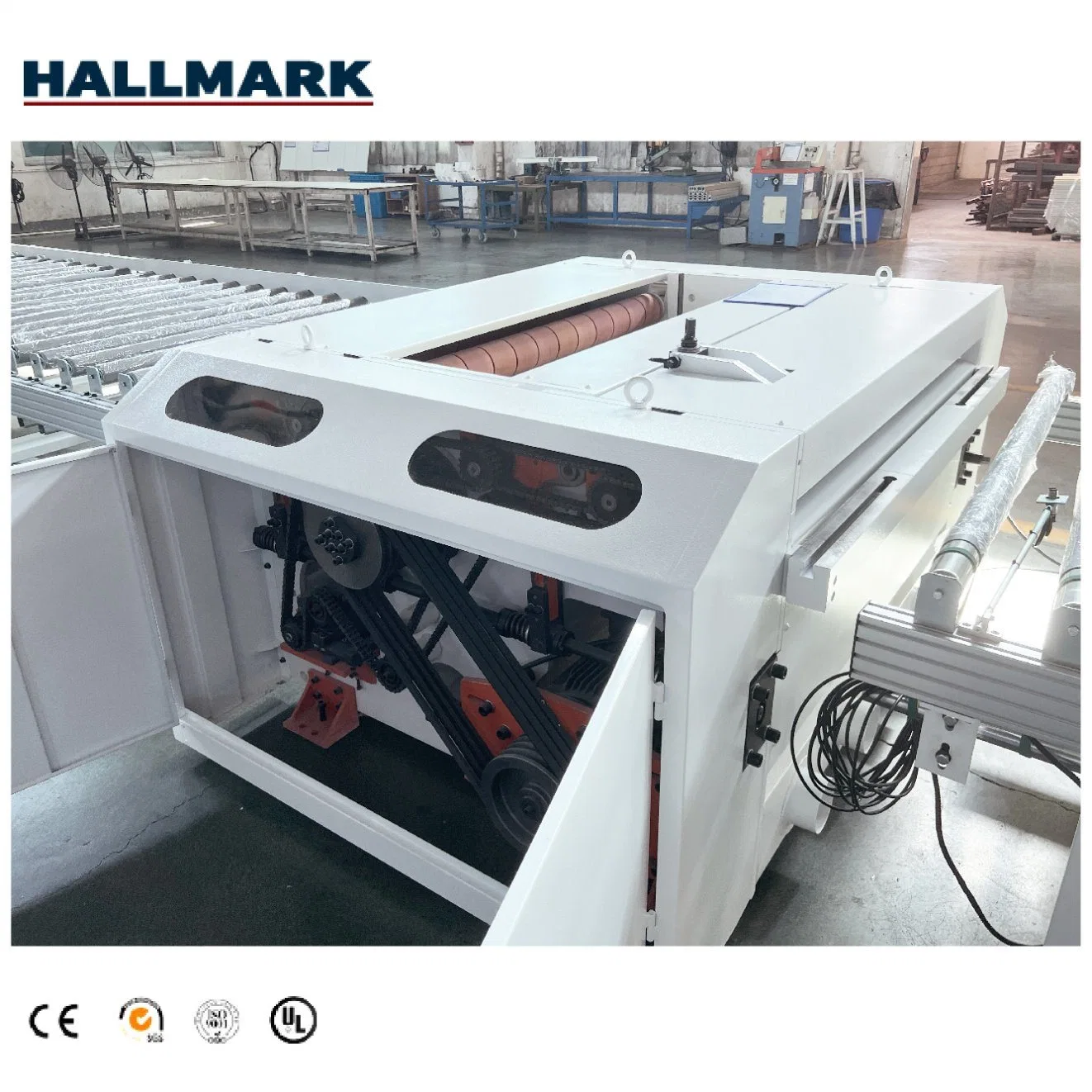 Hallmark Professional Neue Technologie Save Power Hohe Genauigkeit Mehrere Rip Sägemaschine für SPC-Bodenbelag Produktionslinie