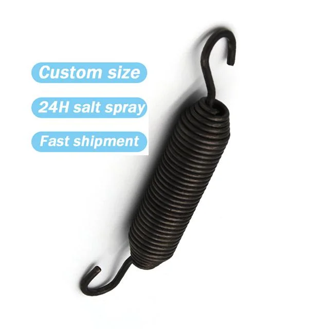 Hongsheng Factory Custom Stainless Steel Brake Power Return Springs Helical Double Hook Tension Spring