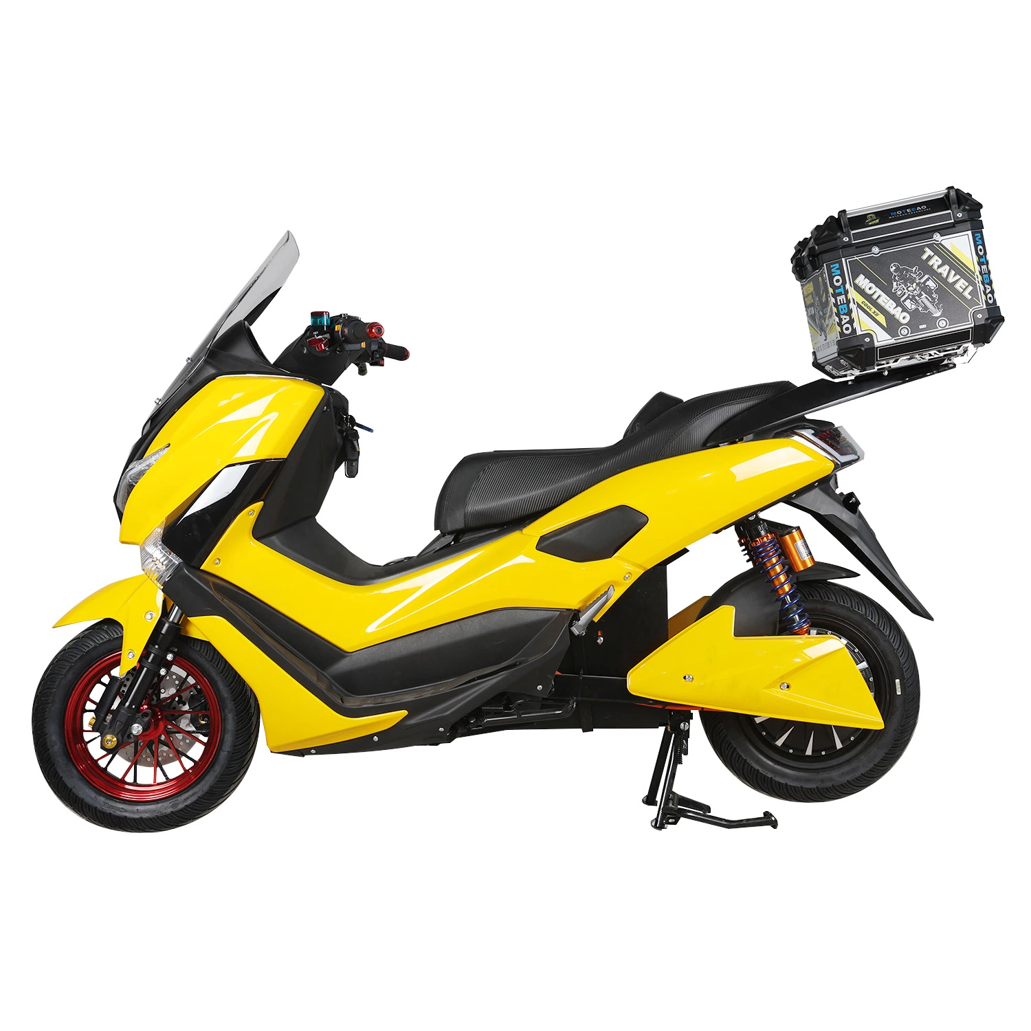 Moto eléctrica potente de alta velocidad para 72V adultos E motocicleta