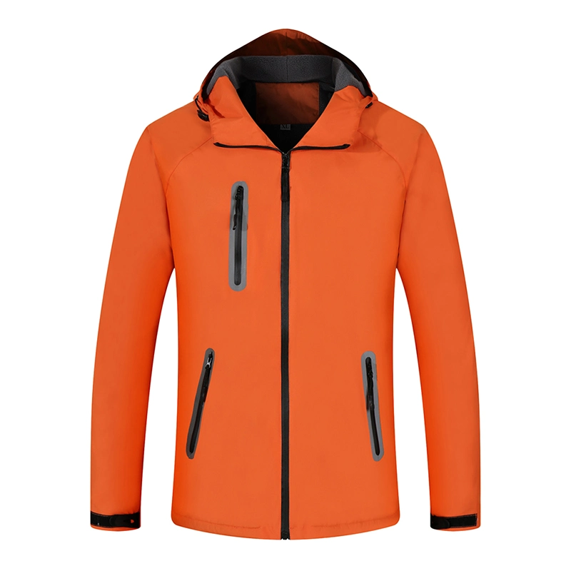 Hot Sports Softshell Custom Reflective Strip Pocket Hooded Windbreaker Jackets Coat Sportswear Winter Outdoor Waterproof Jacket