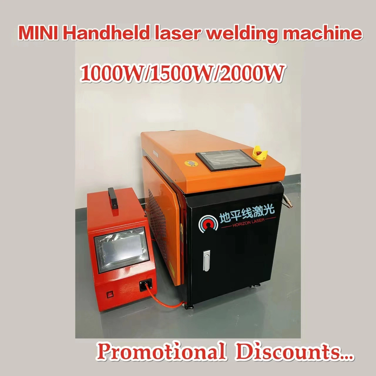 Hochwertiger 1000W 1500W 2000W Tragbarer Handgriff LighZweld Lithium-Faser-Laser-Schweißmaschinen System Preis