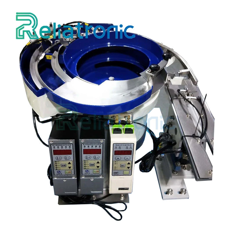 Vibration Feeder Bowl with Dispenser Device, Terminal, Bottle, Cap and Plastic Parts