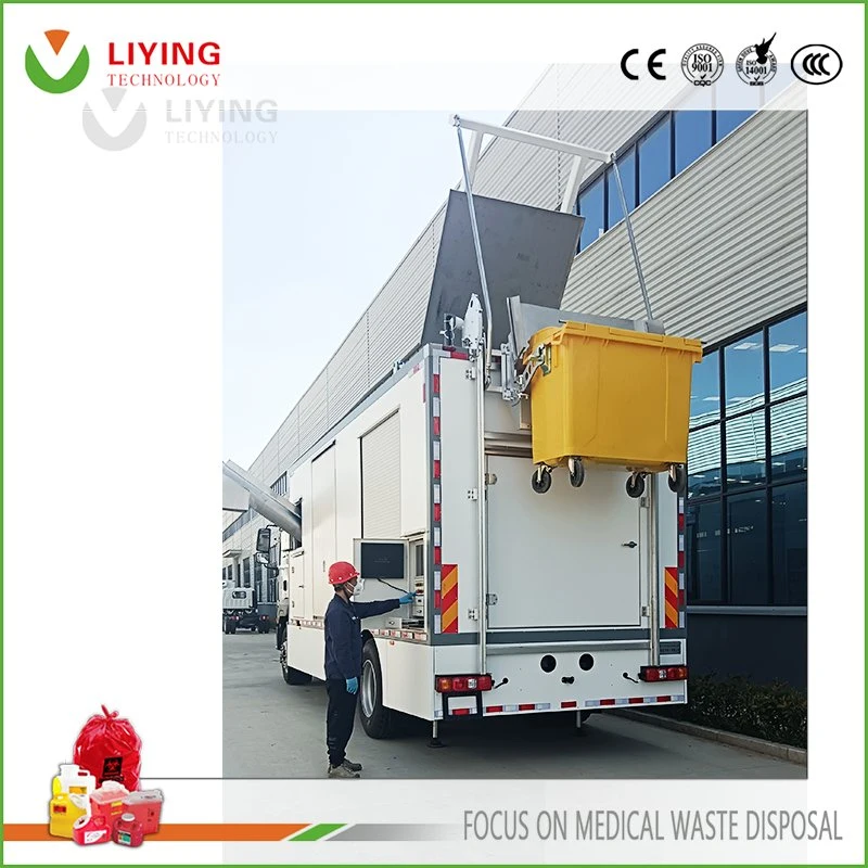 Microwave Medical Waste Sterilization Vehicle Equipment for Hospital