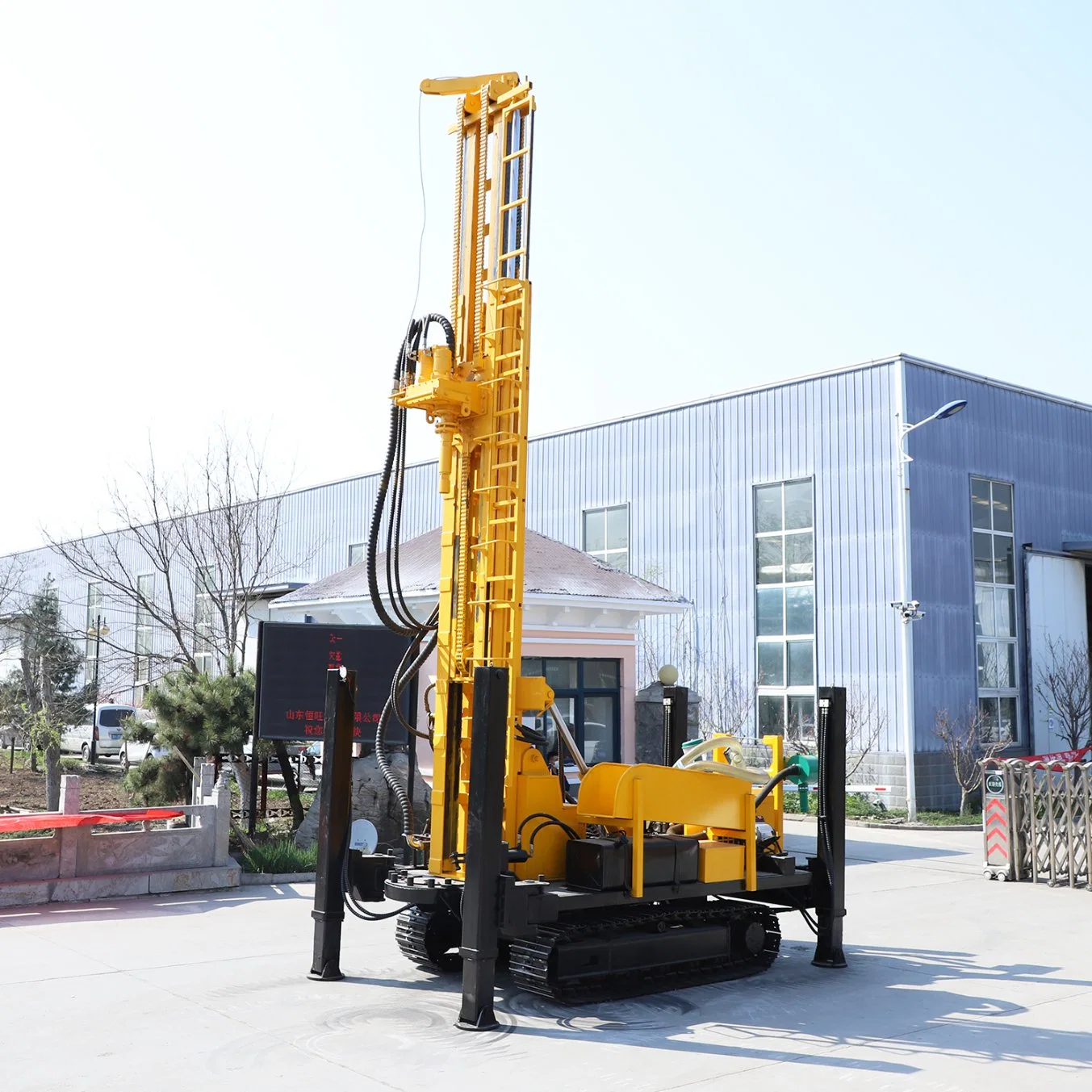 300m Depth Portable Pneumatic Rotary DTH Water Well Drilling Rig