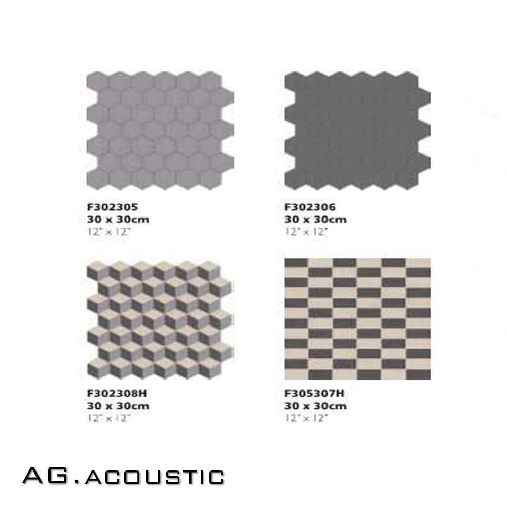 AG. Acoustic Modern Polished Porcelain Glazed Ceramic Wall Flooring Tiles