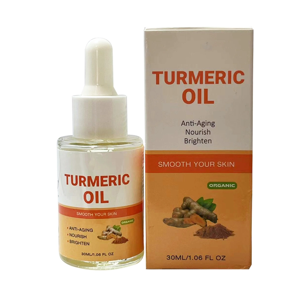 Custom Natural Organic Whitening Anti-Aging Lighten Spots Essential Oil Turmeric Facial Face Oil