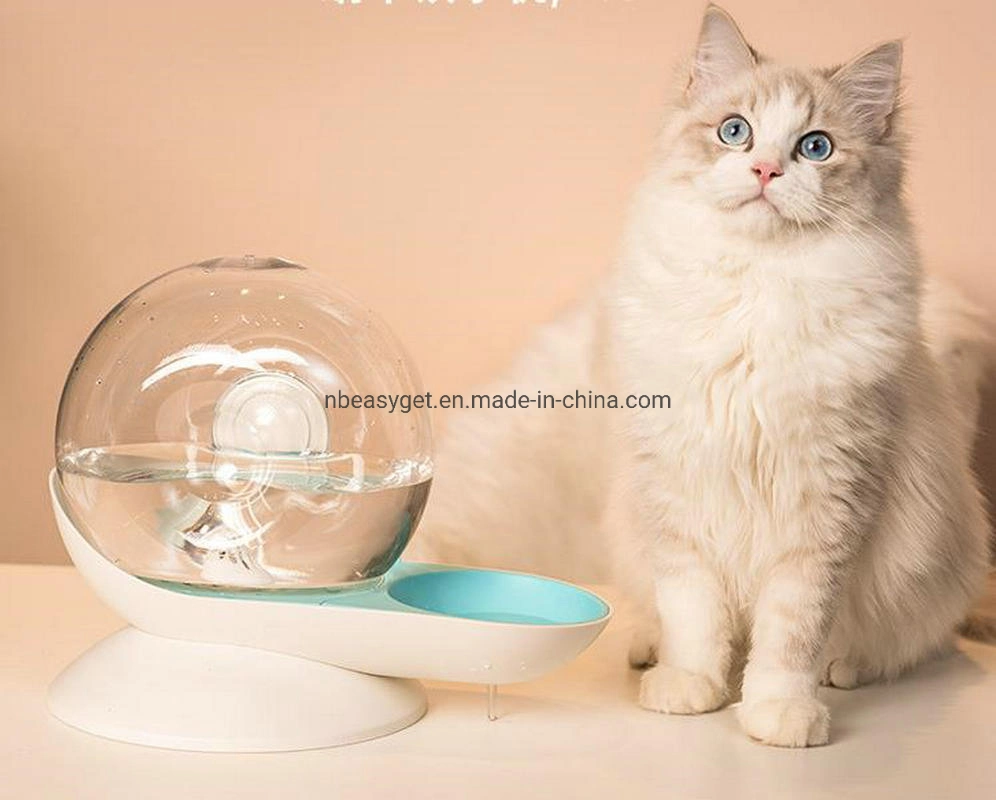 Cat Transparent Snail Shape Water Dispenser Automatic Circulation Water Dispenser Pet Water Bowl Pet Fountain Self-Dispensing Pet Feeder Esg12682