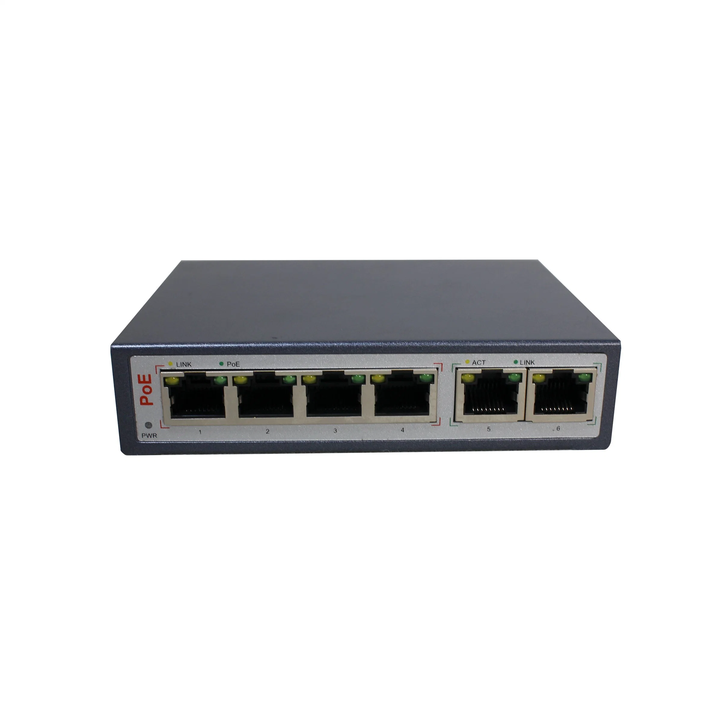 250W High Power Dante Poe Network Switch with 4 Poe Ports Professional Dante Audio Poe Switch OEM Novation Mininova