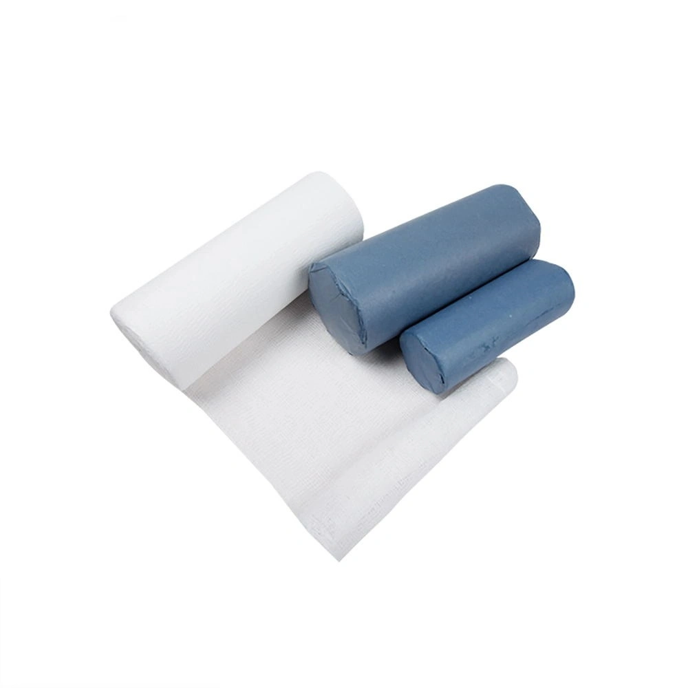 High Standard Dressing Medical Sterile Fabric Bandage Gauze Roll Cotton Conforming Bandage Medical Surgical Consumables