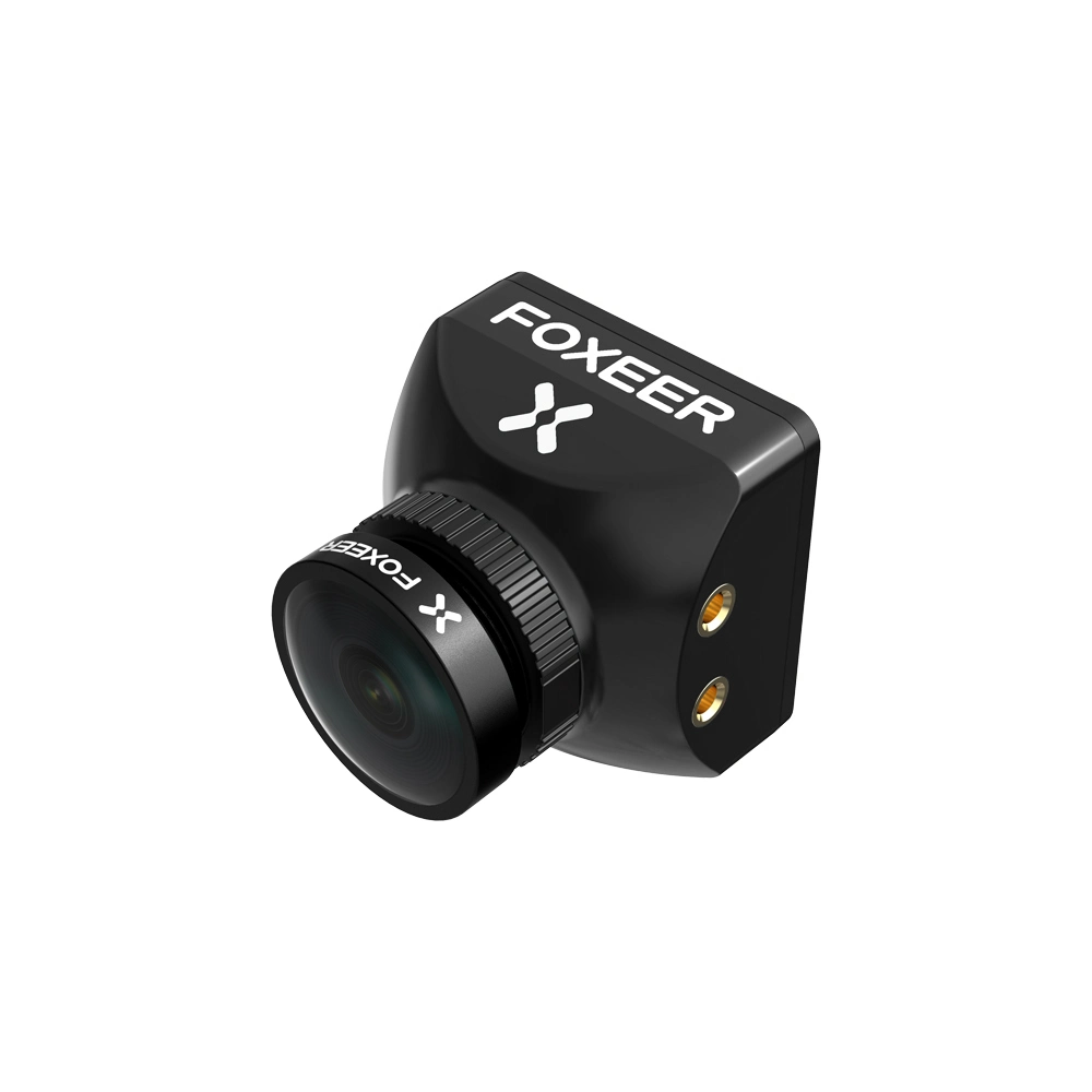 Foxeer T-Rex Micro / Mini 1500tvl 6 ms Latency Full Weather FPV Camera مع عدسة مقاس 1.7 ملم4: 3/16: 9 PAL/NTSC قابل للتبديل للطائرات بدون طيار