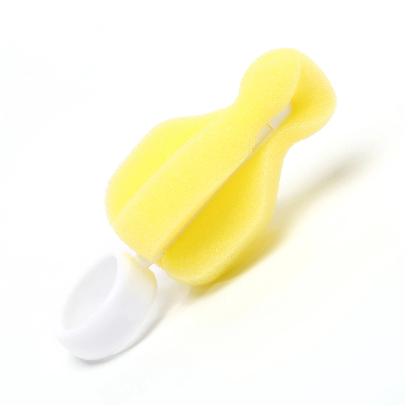 Nipple Plastic Brush Rotational Milk Bottle Sponge Brushes Cleaning Tool