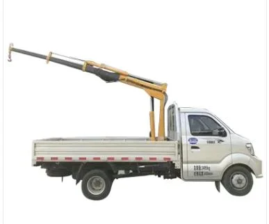 Small Lift Portable Mini Winch Electric Hydraulic Truck Pickup Crane for Sales