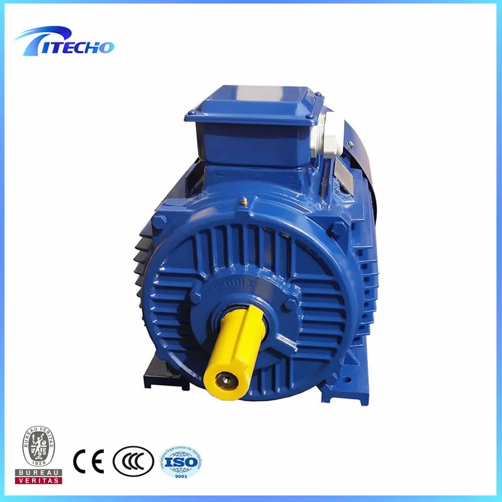 Three Phase AC Electric Motor Induction Motor Copper Wires Cast Iron for Industrial Use