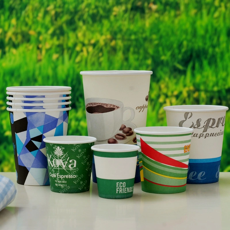 Anqing 2.5oz/3oz/4oz/6oz/6.5oz/7oz/8oz/9oz/10oz/12oz/16oz Disposable Paper Cups Coffee Cup Cheap Price Best Quality 80%off