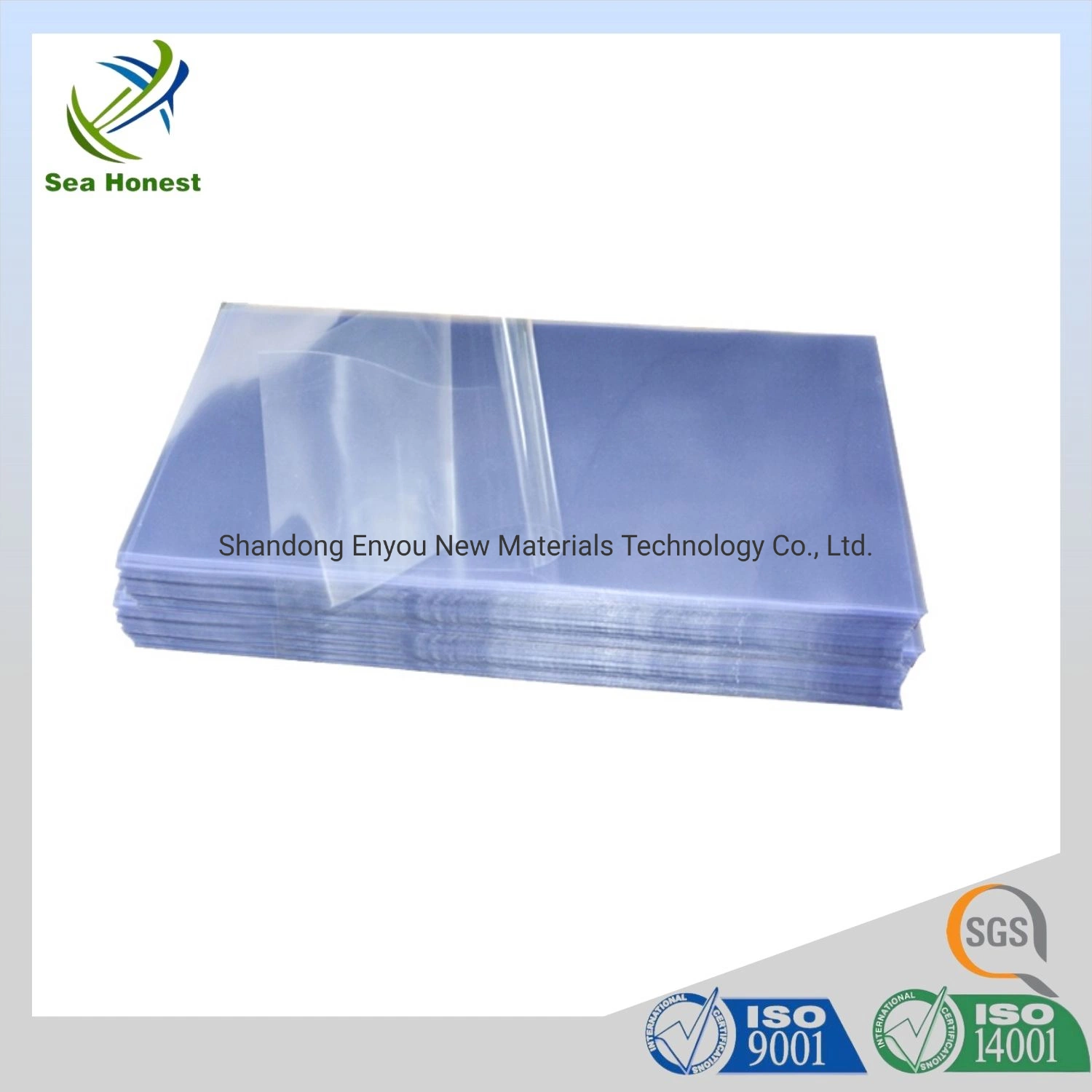 0.5mm Rigid Clear Plastic PVC Sheet Without Protective Film