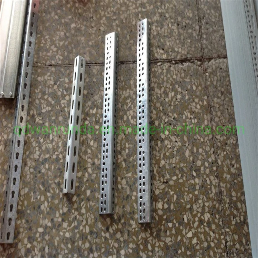 Hot Rolled or Cold Bend Perforated Angle Iron Can Design Different Shape of Holes with Various Usages