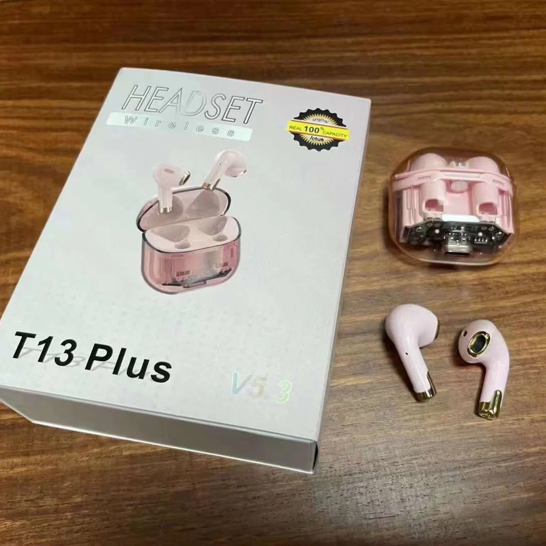 T13 Плюс True беспроводные наушники Bluetooth T13 плюс высокое качество наушников гарнитуры