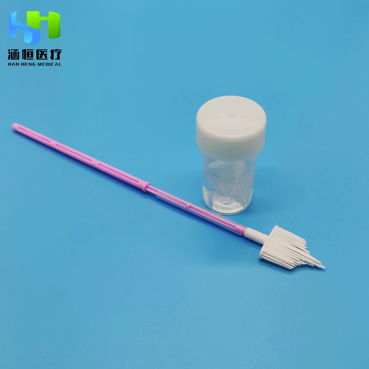 High Quality Medical Specimens Tubes with Sterile Cytology Brushes Cervical Brush for Cell Sampling with CE FDA FSC