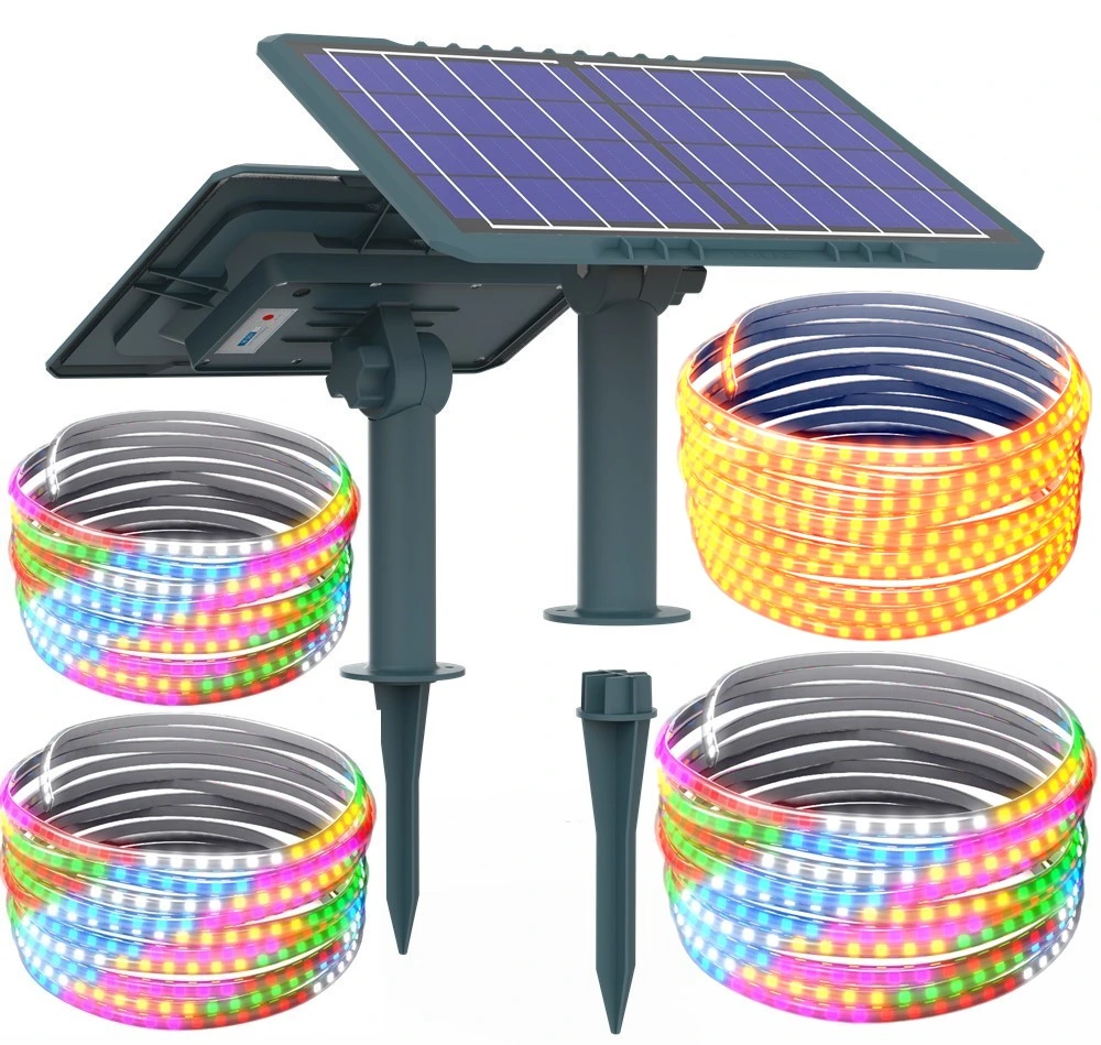 Yaye Solar Factory Supplier 50W 5m High quality/High cost performance  Outdoor Waterproof IP65 Single Color LED Strip Garden Christmas Holiday Landscape Decorative Light Manufacturer