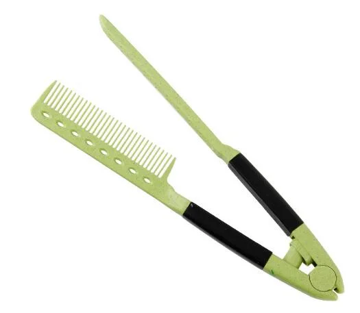 Plancha de pelo de fibra de trigo resistente al calor profesional Herramientas de belleza para el cabello