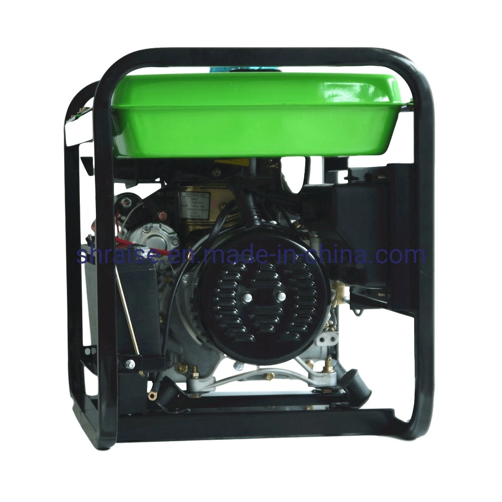 Raise 7.2kw Power Electric Start with Four Wheels Portable Diesel Generator Set Shanghai